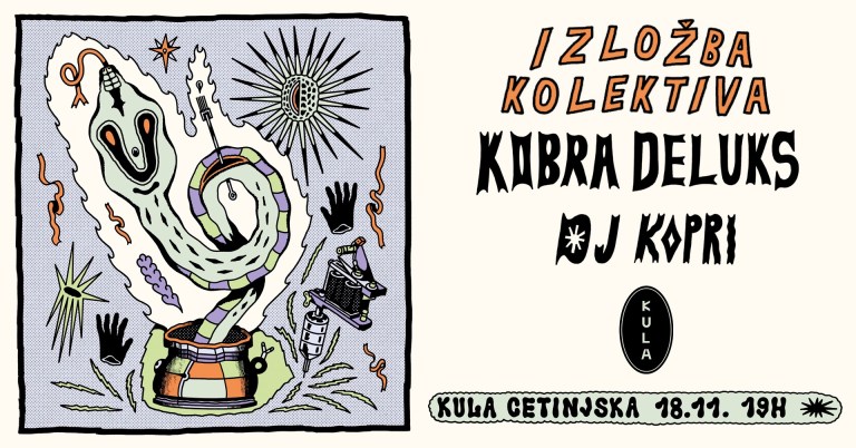 8. rođendan Kobra Deluks kolektiva u galeriji Kula