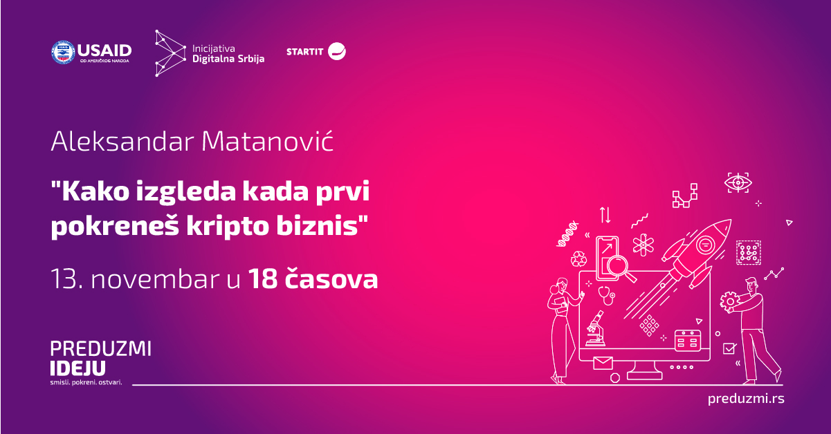 Preduzetničke priče — Aleksandar Matanović: „Kako izgleda kada prvi pokreneš kripto biznis”