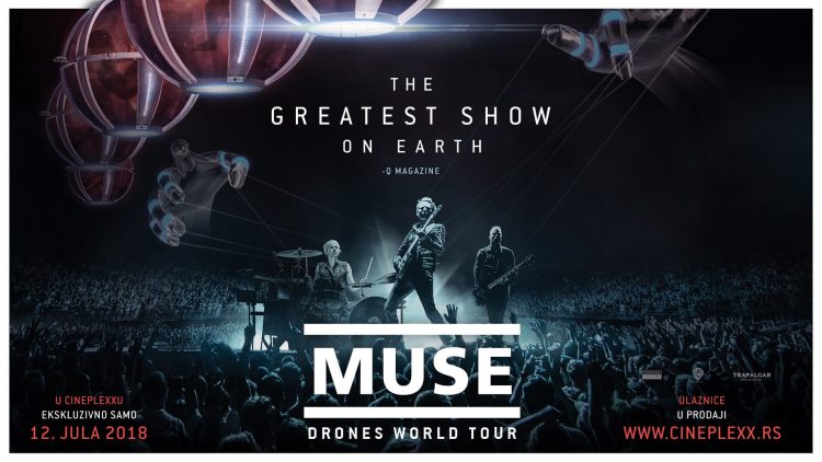 Koncertni spektakl grupe “Muse” na velikom platnu!